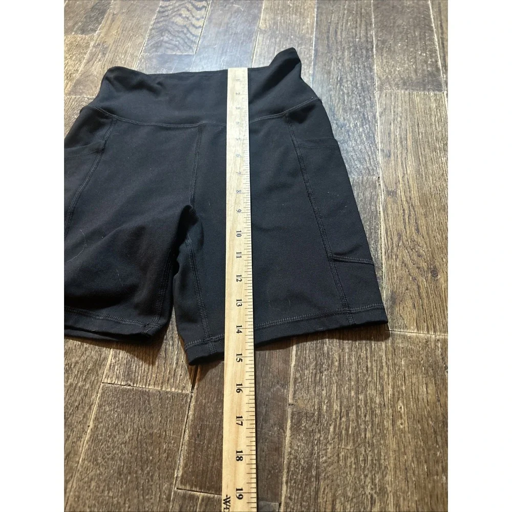American Eagle The Everything Pocket Bike Shorts Womens XS‎ Black Athletic Wear